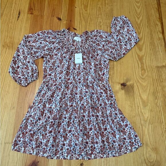 Xirena Dalyn Dress Women's XS Tiered Floral Red Spark Cotton Silk Blend NWT - Picture 4 of 15